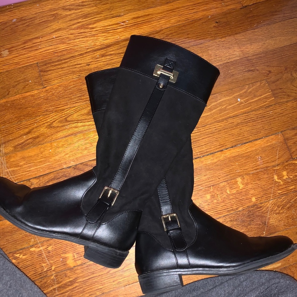 black boots